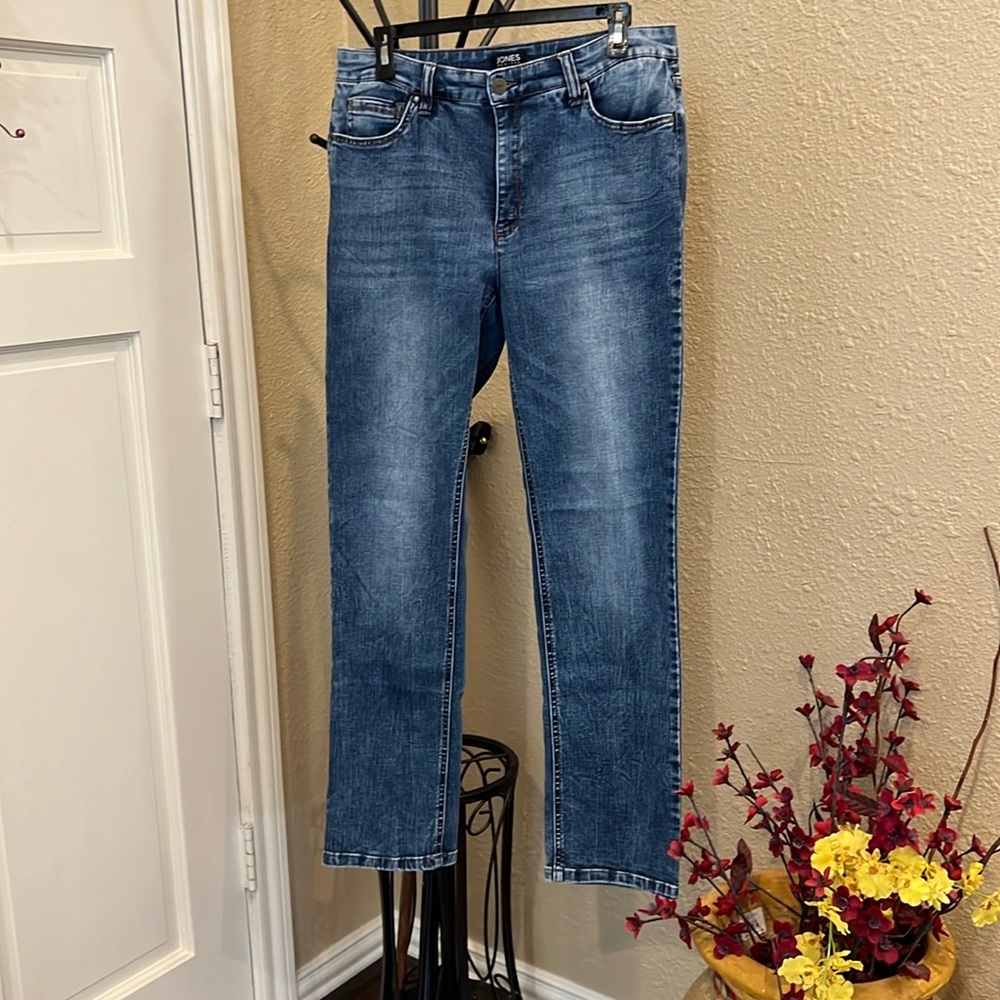 Denim Straight Leg Jeans